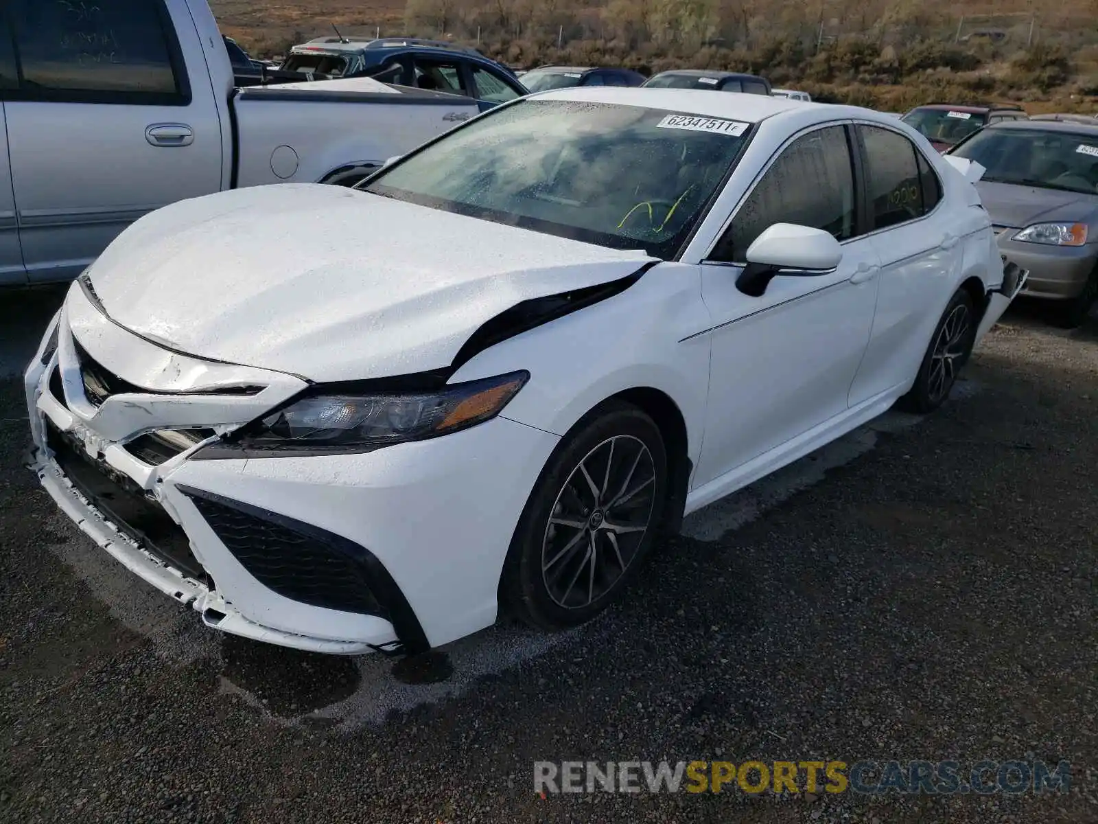 2 Photograph of a damaged car 4T1G11BK2MU032037 TOYOTA CAMRY 2021