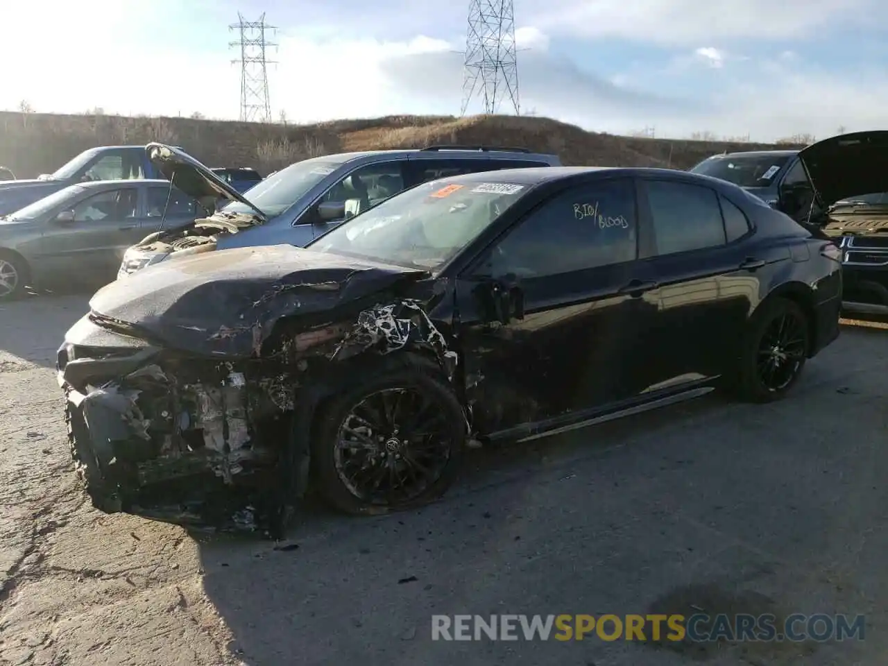 1 Photograph of a damaged car 4T1G11BK2MU039666 TOYOTA CAMRY 2021