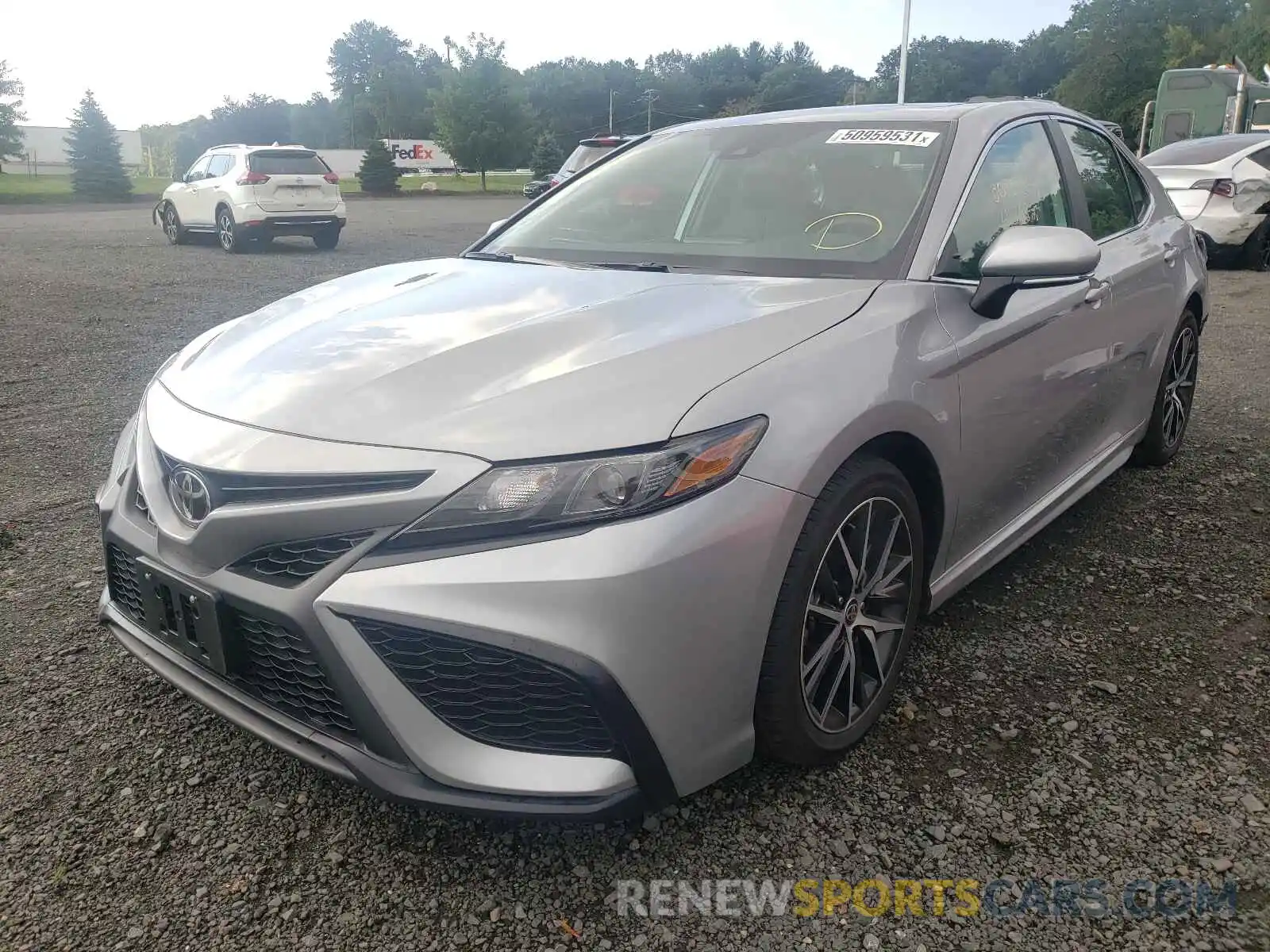 2 Photograph of a damaged car 4T1G11BK3MU023542 TOYOTA CAMRY 2021