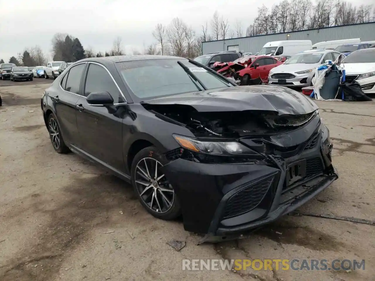 1 Photograph of a damaged car 4T1G11BK3MU024769 TOYOTA CAMRY 2021