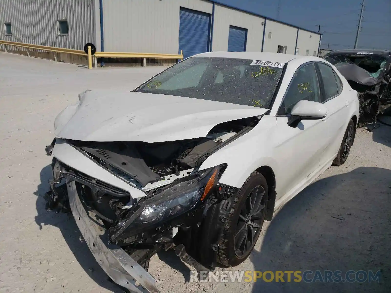 2 Photograph of a damaged car 4T1G11BK3MU028708 TOYOTA CAMRY 2021