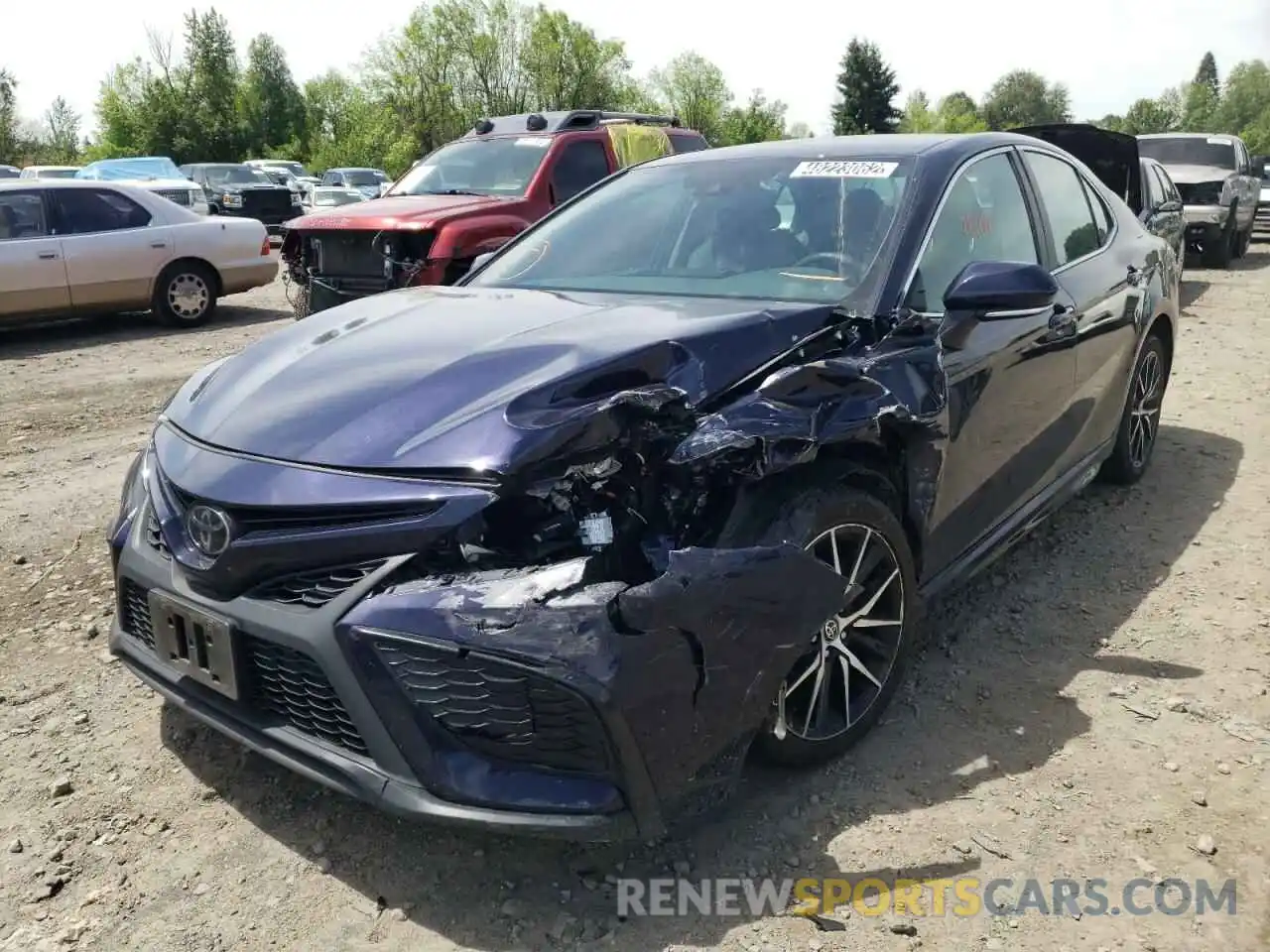 2 Photograph of a damaged car 4T1G11BK3MU042589 TOYOTA CAMRY 2021