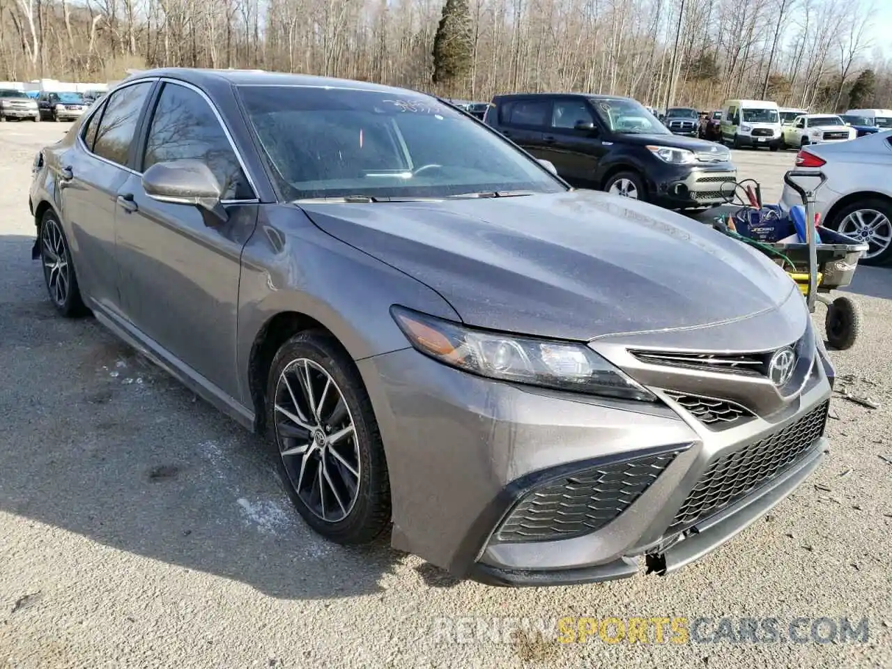 1 Photograph of a damaged car 4T1G11BK4MU022044 TOYOTA CAMRY 2021