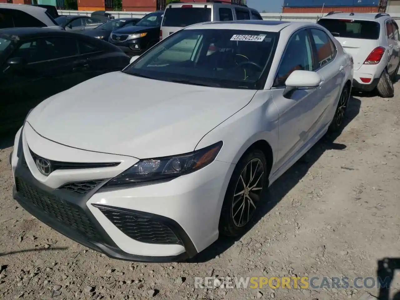 2 Photograph of a damaged car 4T1G11BK4MU022237 TOYOTA CAMRY 2021