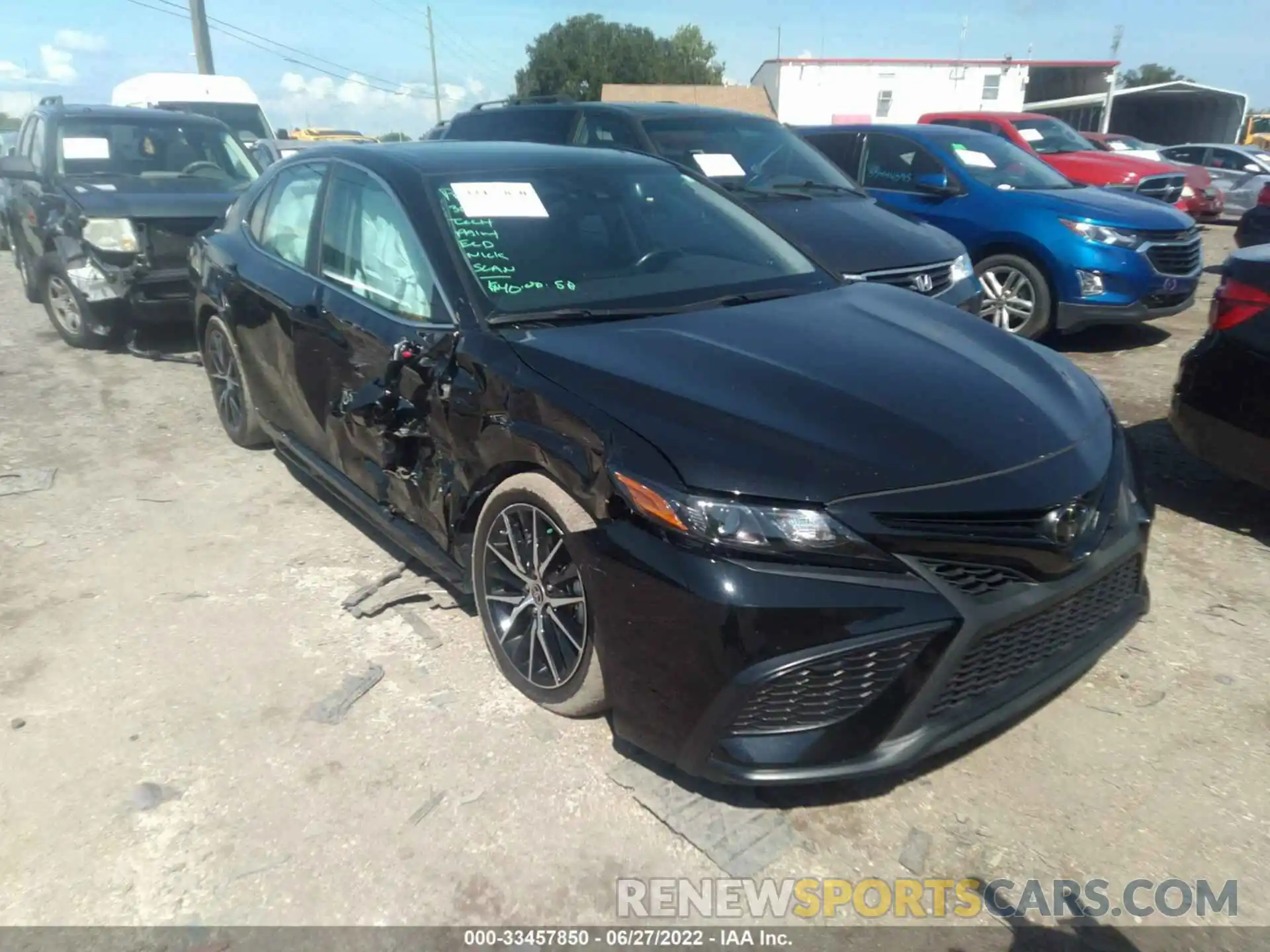 1 Photograph of a damaged car 4T1G11BK4MU026613 TOYOTA CAMRY 2021