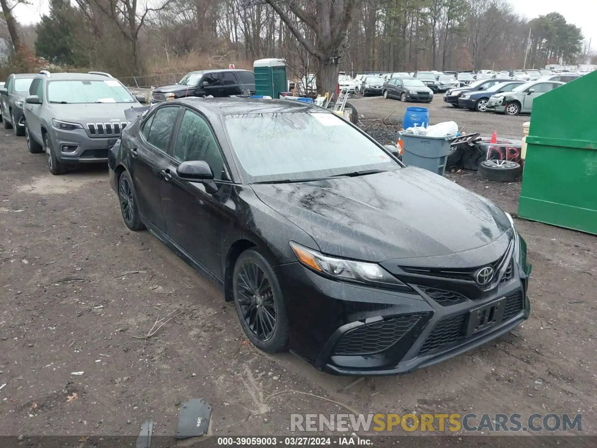 1 Photograph of a damaged car 4T1G11BK4MU030323 TOYOTA CAMRY 2021