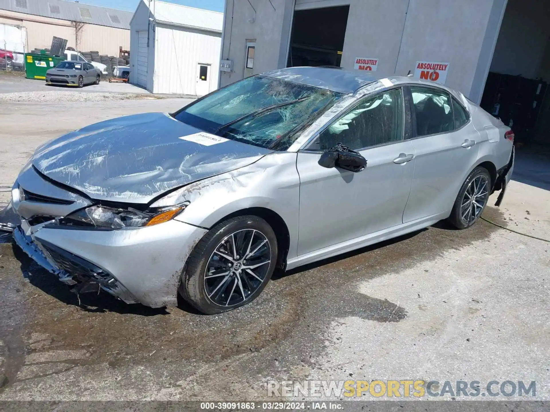 2 Photograph of a damaged car 4T1G11BK4MU036199 TOYOTA CAMRY 2021