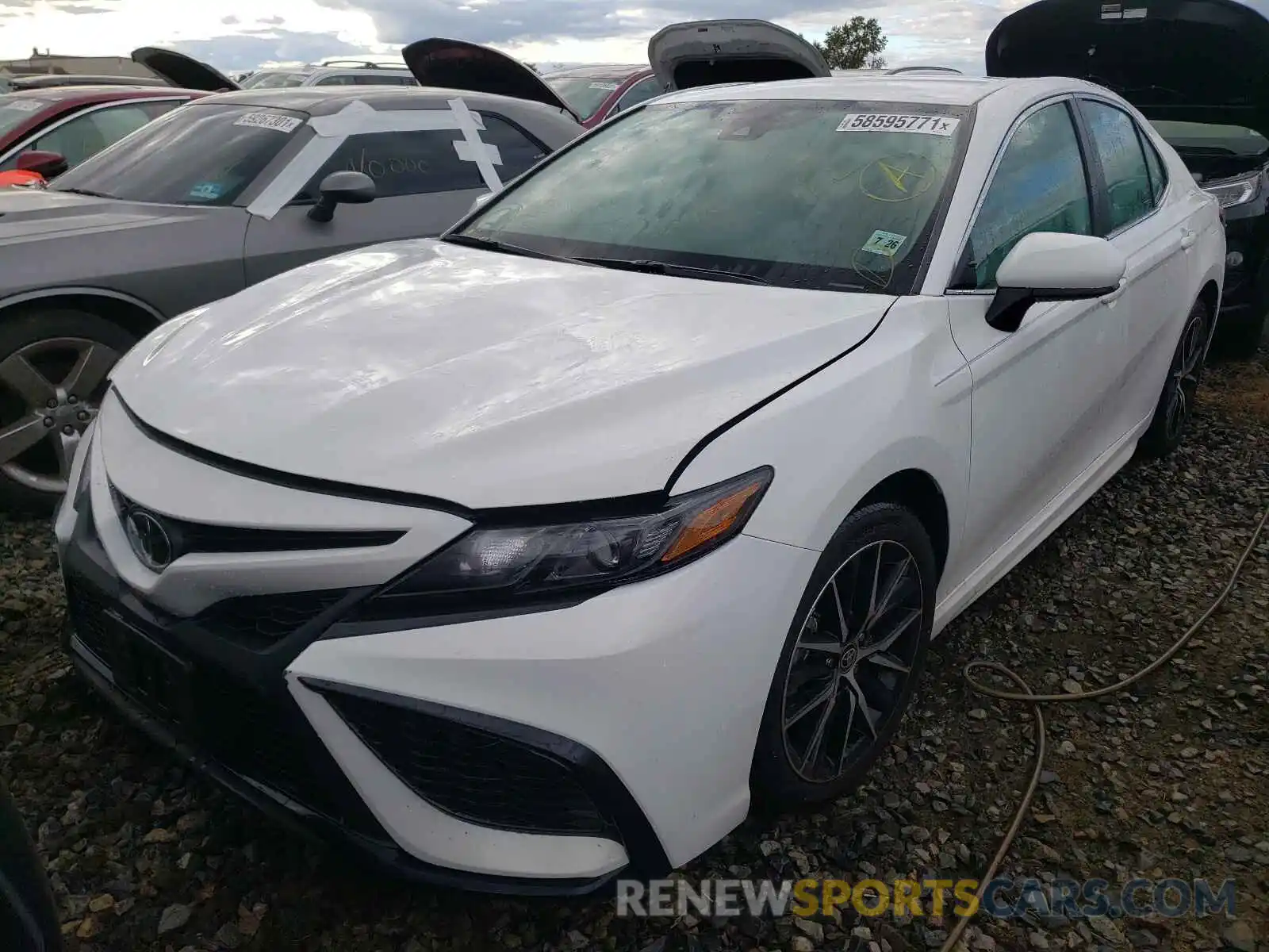 2 Photograph of a damaged car 4T1G11BK4MU043041 TOYOTA CAMRY 2021