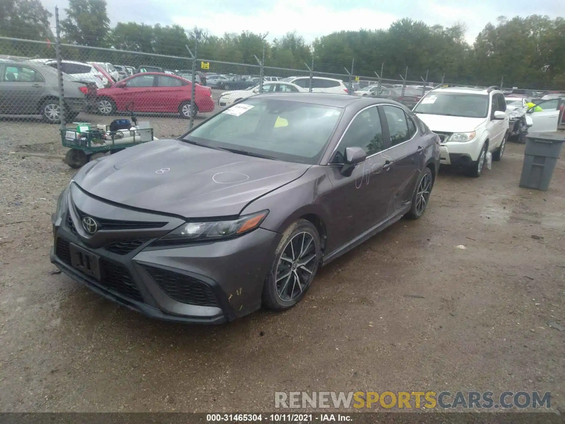 2 Photograph of a damaged car 4T1G11BK5MU022523 TOYOTA CAMRY 2021