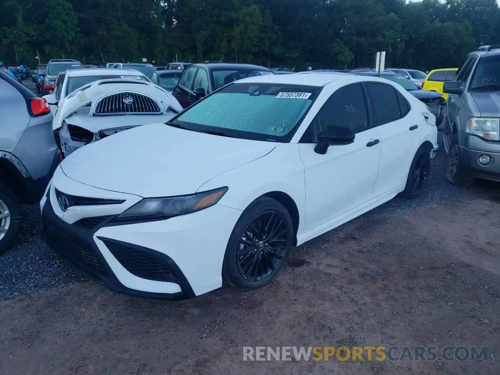 2 Photograph of a damaged car 4T1G11BK5MU024479 TOYOTA CAMRY 2021