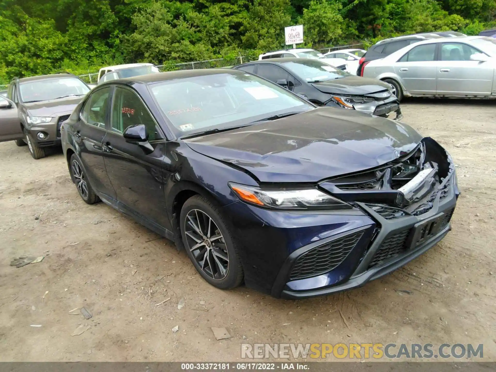 1 Photograph of a damaged car 4T1G11BK5MU047311 TOYOTA CAMRY 2021