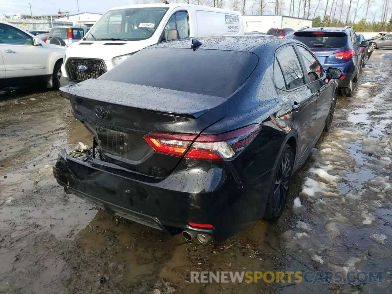 4 Photograph of a damaged car 4T1G11BK6MU022496 TOYOTA CAMRY 2021