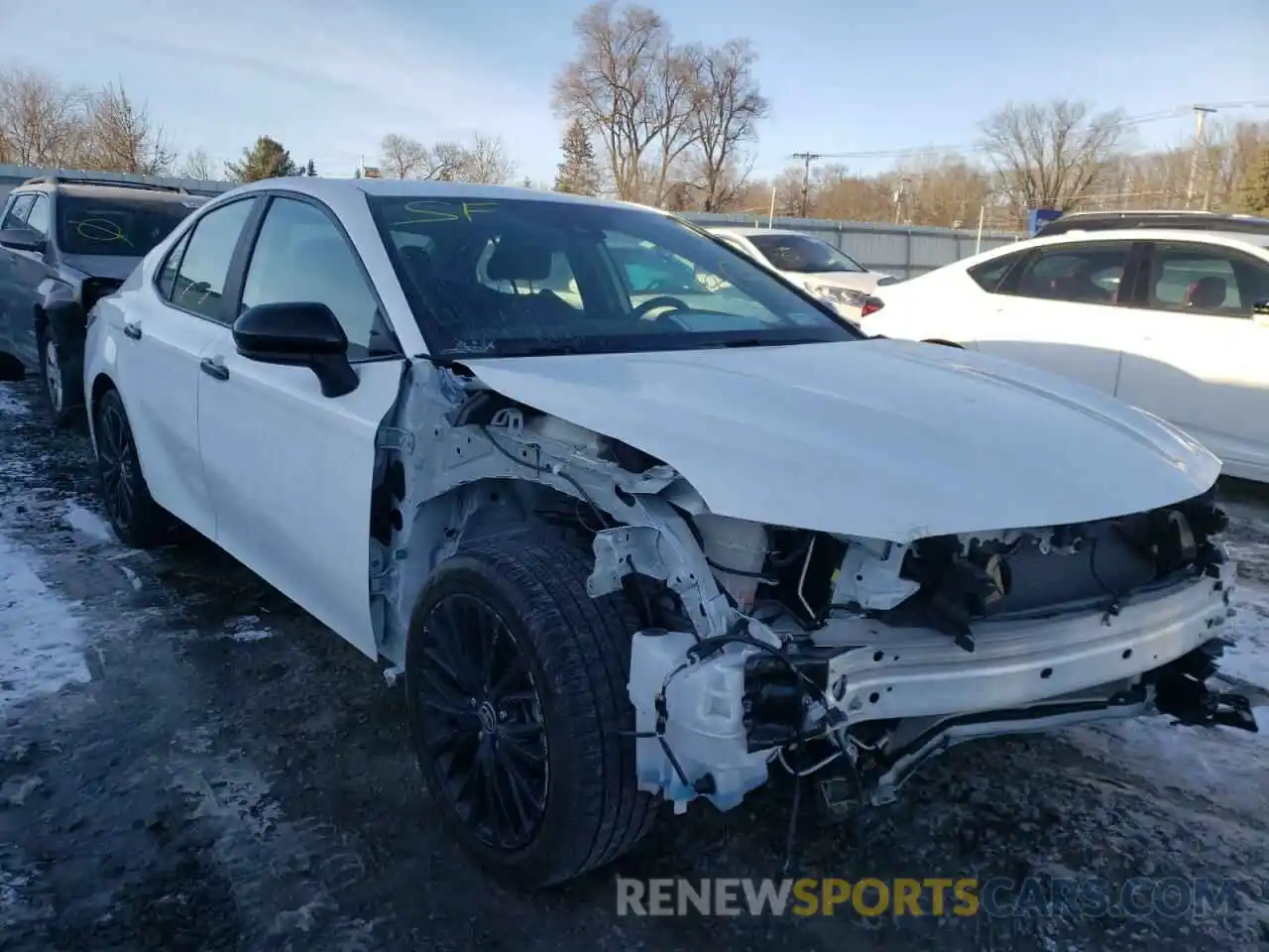 1 Photograph of a damaged car 4T1G11BK6MU023146 TOYOTA CAMRY 2021