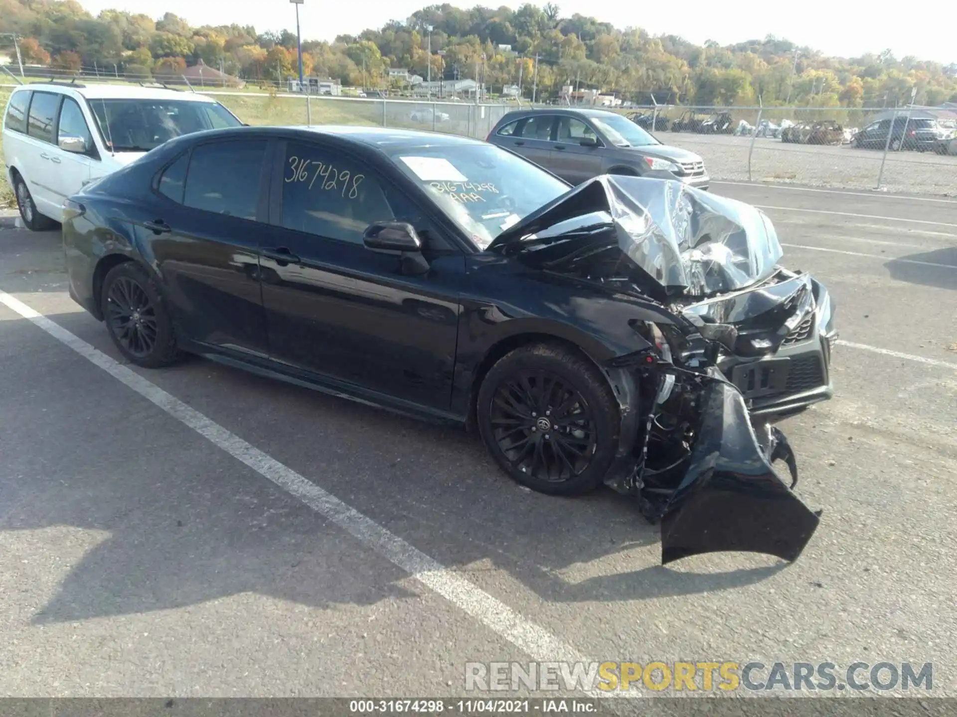 1 Photograph of a damaged car 4T1G11BK6MU023762 TOYOTA CAMRY 2021