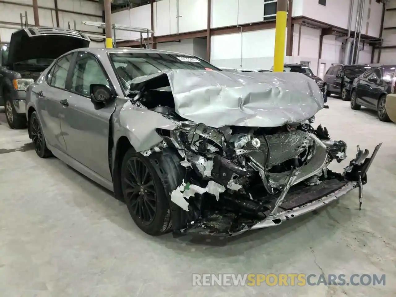 1 Photograph of a damaged car 4T1G11BK6MU027908 TOYOTA CAMRY 2021