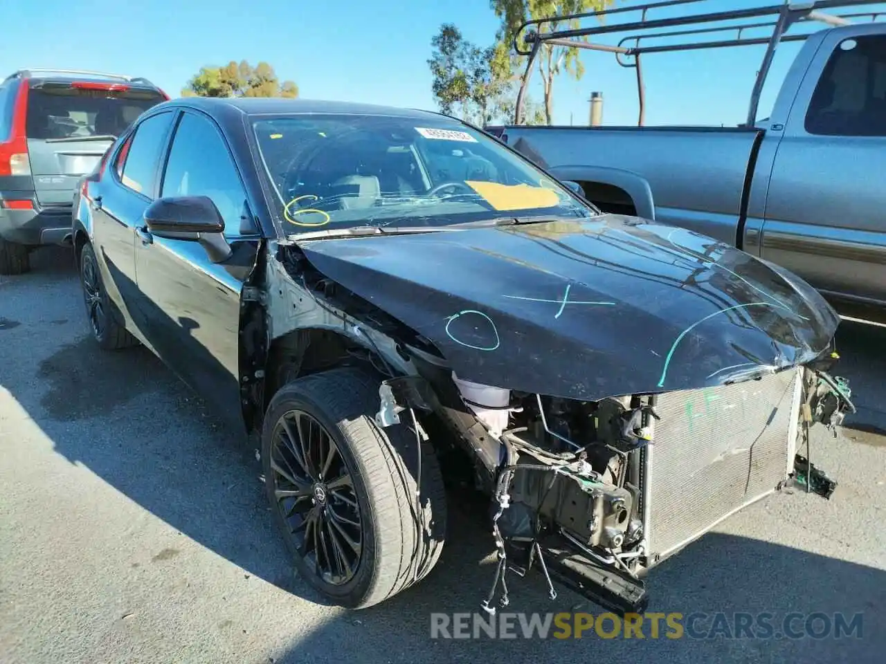 1 Photograph of a damaged car 4T1G11BK7MU034317 TOYOTA CAMRY 2021