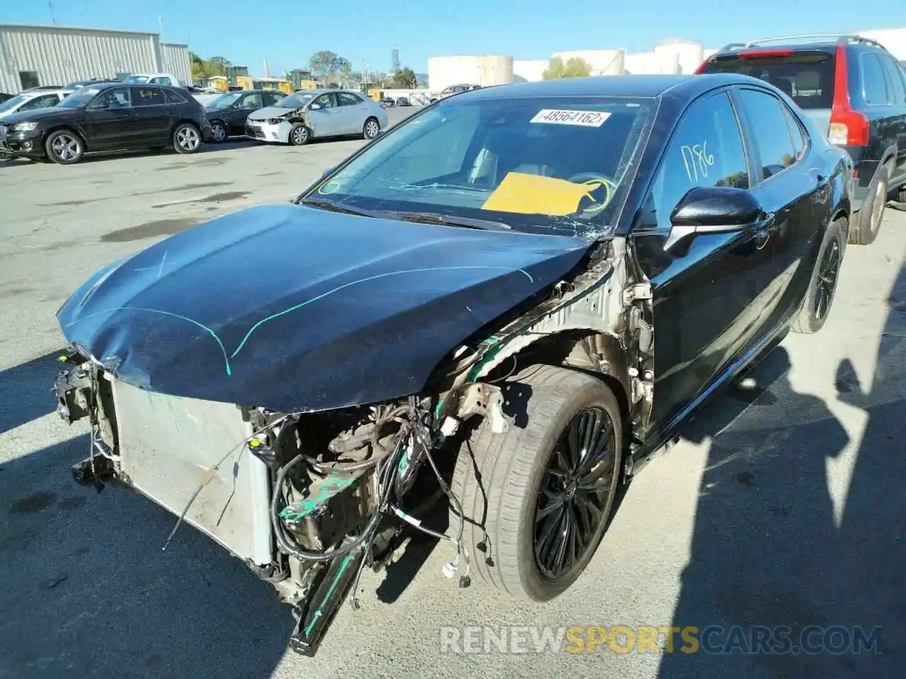 2 Photograph of a damaged car 4T1G11BK7MU034317 TOYOTA CAMRY 2021