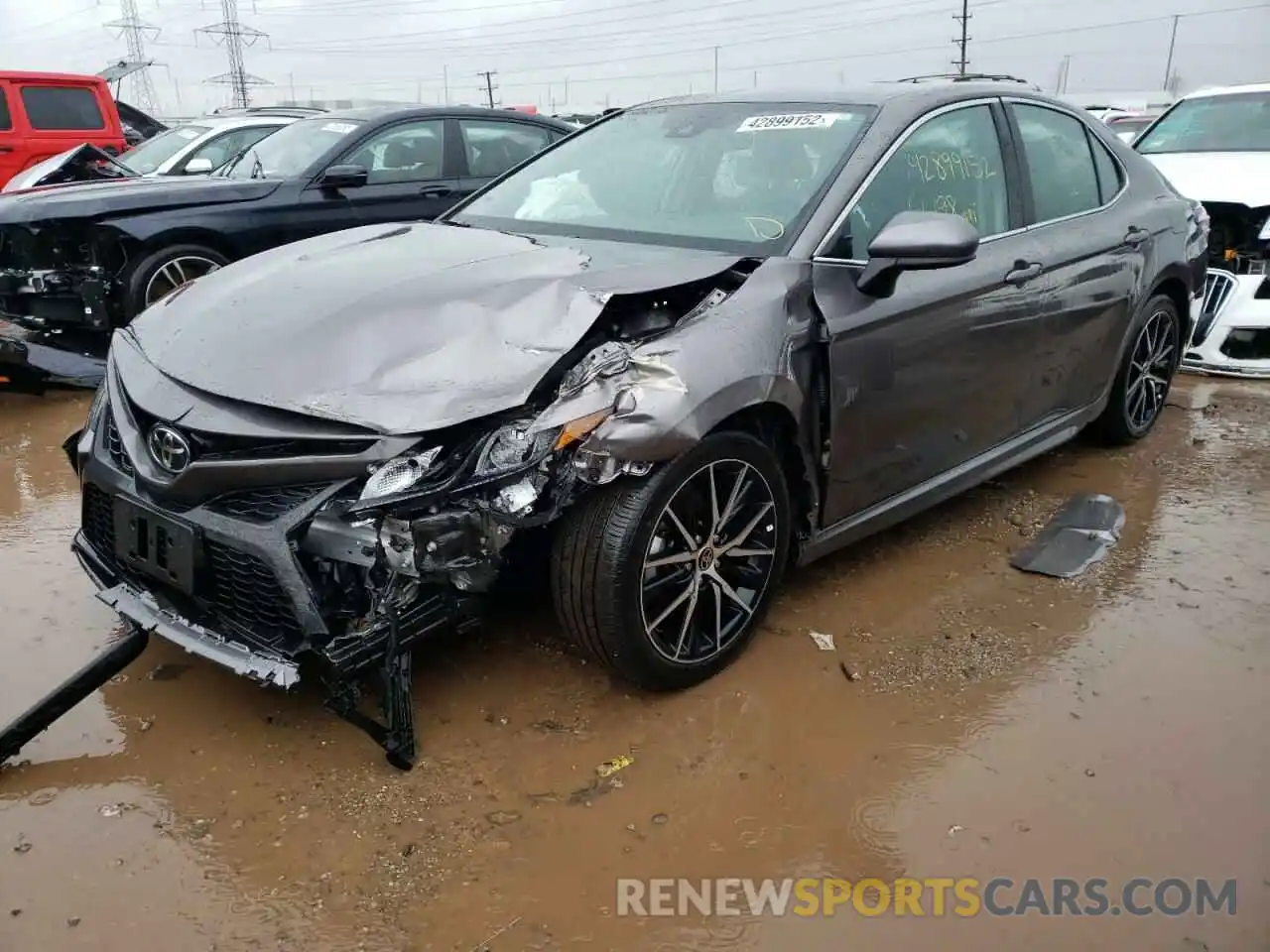 2 Photograph of a damaged car 4T1G11BK7MU037170 TOYOTA CAMRY 2021