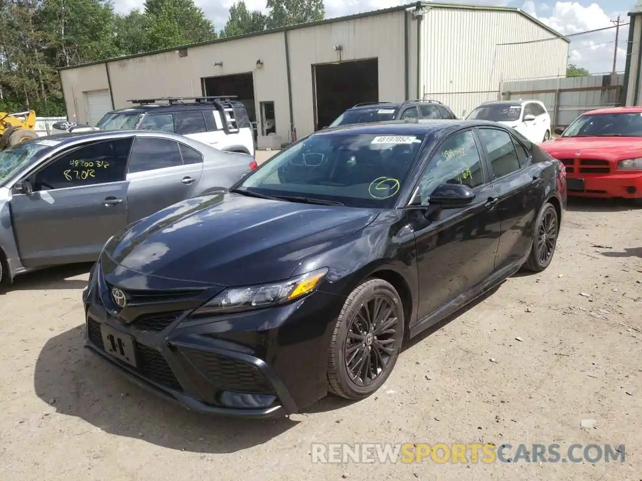 2 Photograph of a damaged car 4T1G11BK7MU041543 TOYOTA CAMRY 2021