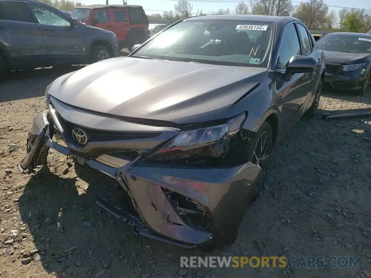 2 Photograph of a damaged car 4T1G11BK8MU021186 TOYOTA CAMRY 2021