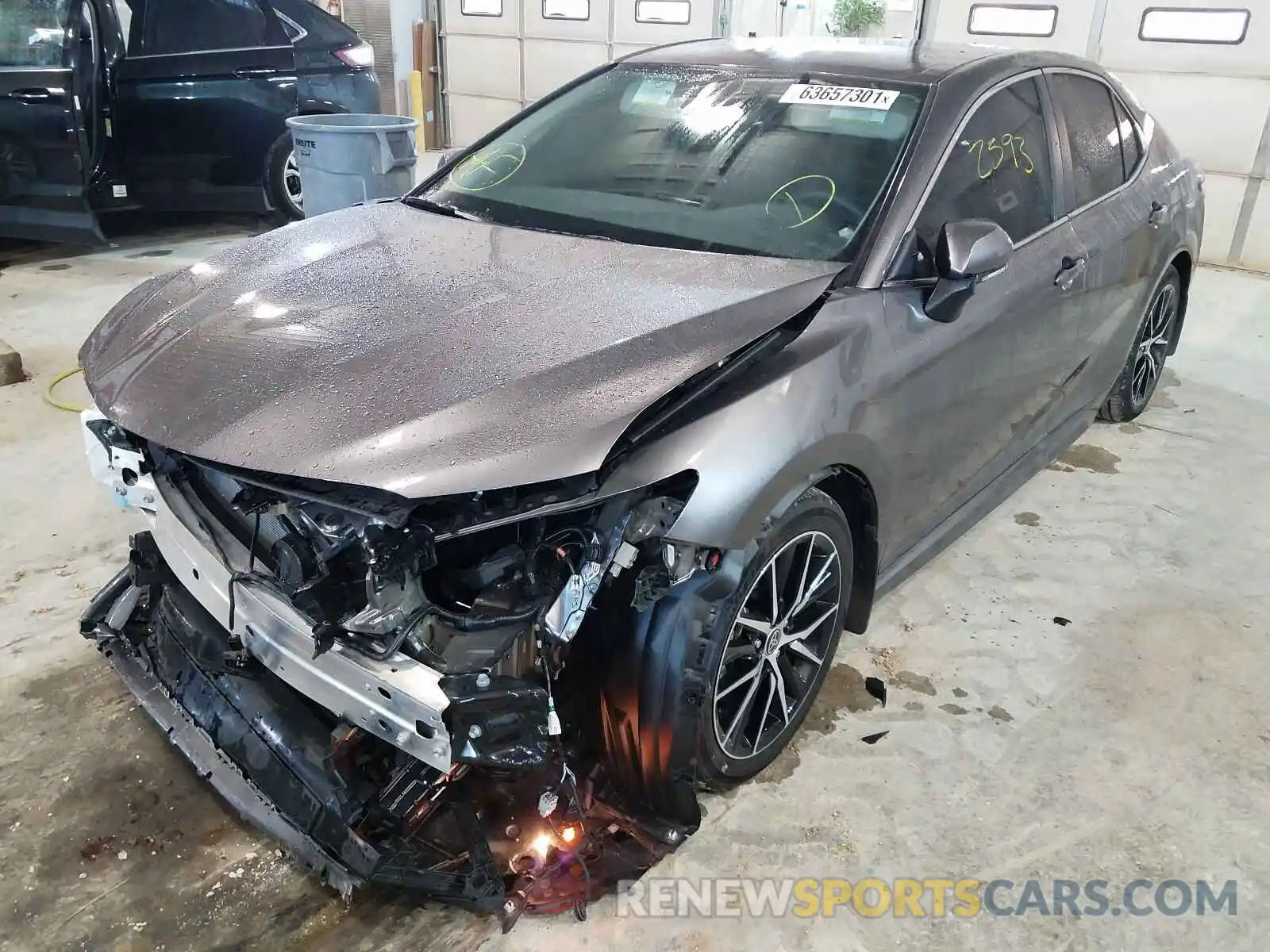 2 Photograph of a damaged car 4T1G11BK8MU023570 TOYOTA CAMRY 2021