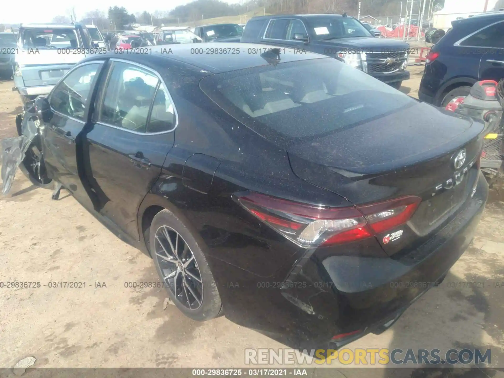 3 Photograph of a damaged car 4T1G11BK8MU025982 TOYOTA CAMRY 2021