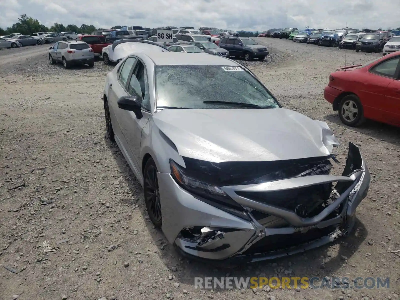 1 Photograph of a damaged car 4T1G11BK8MU031491 TOYOTA CAMRY 2021