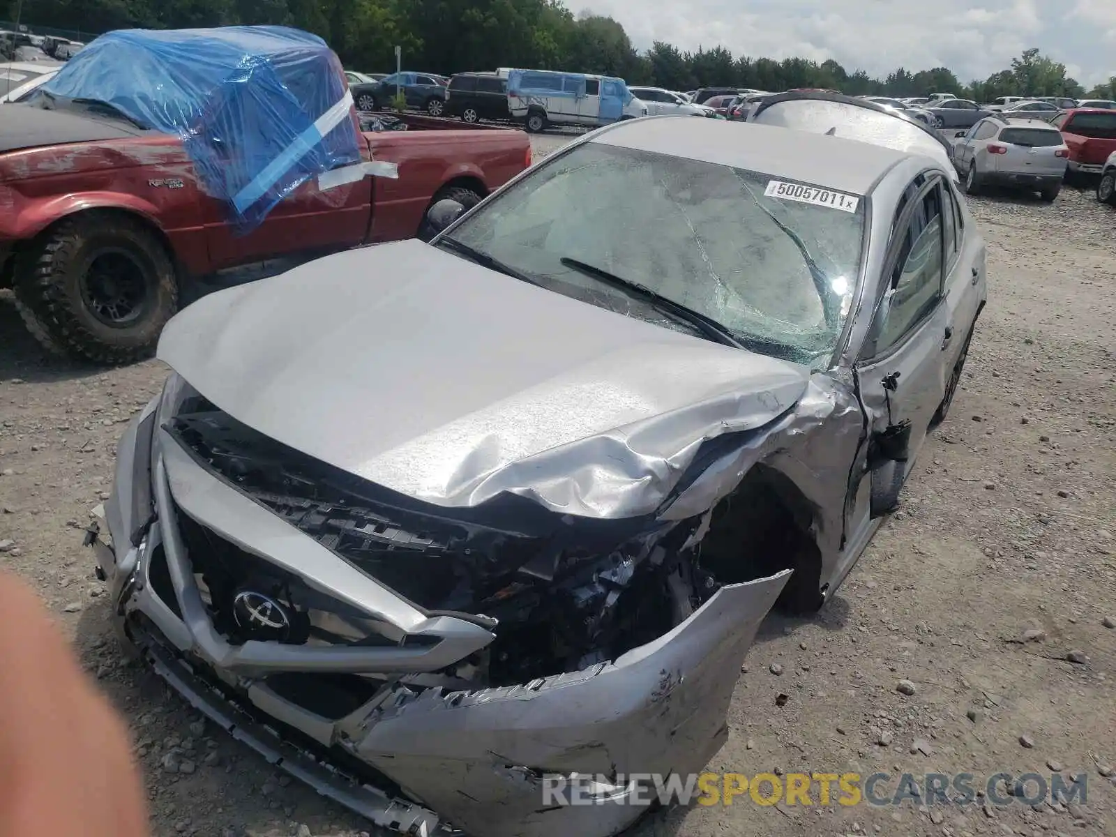 2 Photograph of a damaged car 4T1G11BK8MU031491 TOYOTA CAMRY 2021