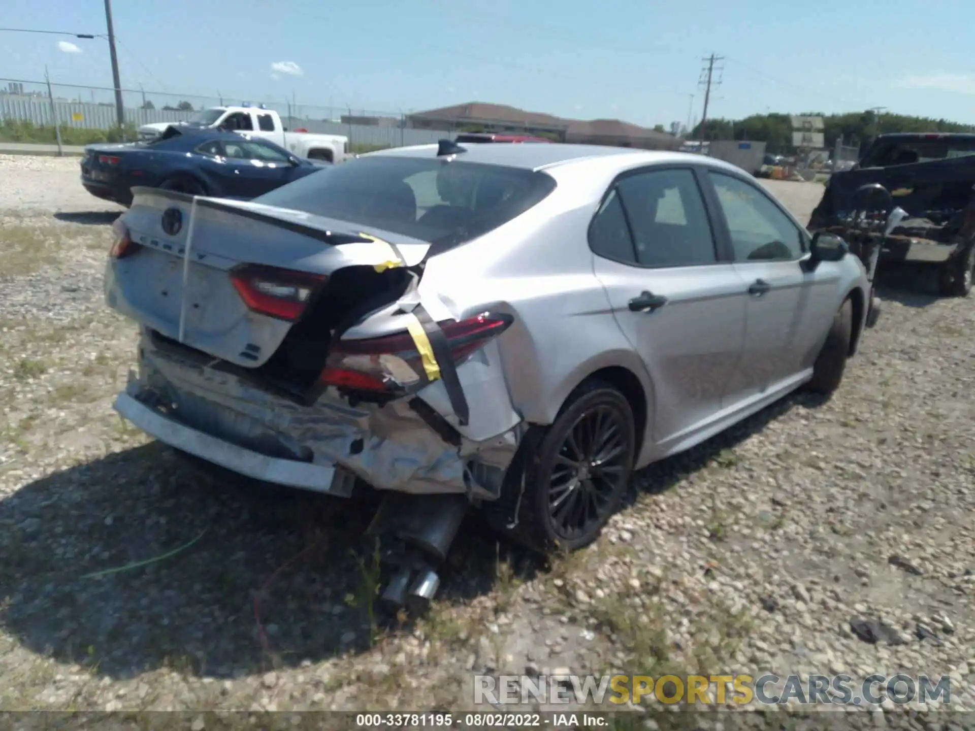 4 Photograph of a damaged car 4T1G11BK8MU033838 TOYOTA CAMRY 2021