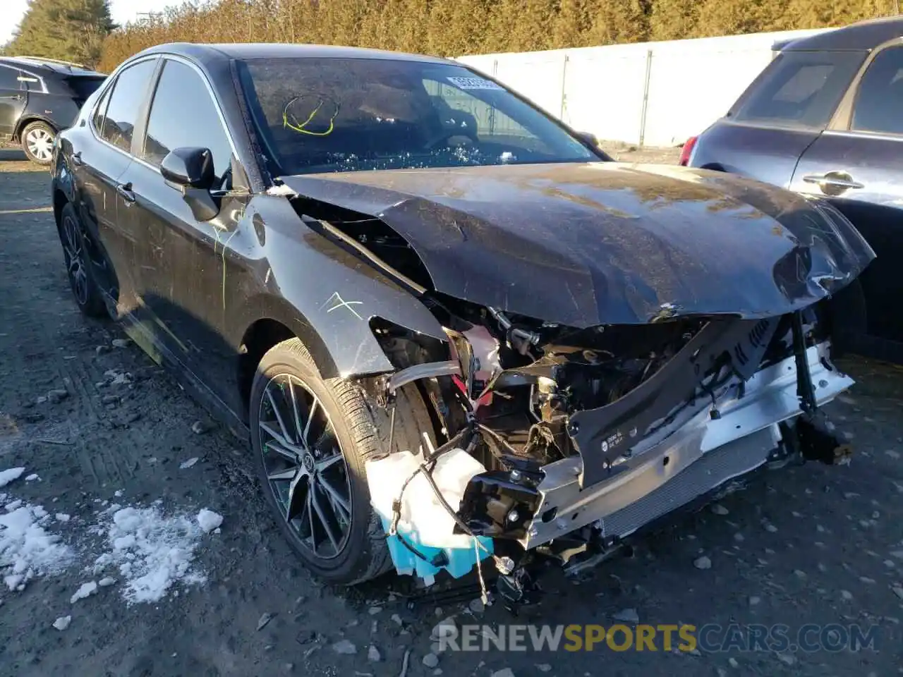 1 Photograph of a damaged car 4T1G11BK8MU035492 TOYOTA CAMRY 2021