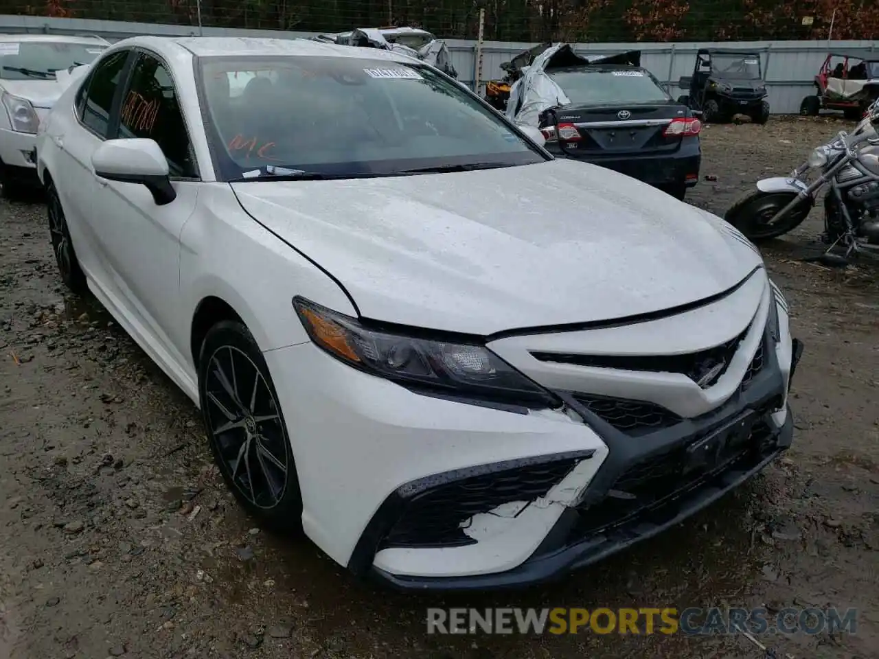 1 Photograph of a damaged car 4T1G11BK8MU036268 TOYOTA CAMRY 2021