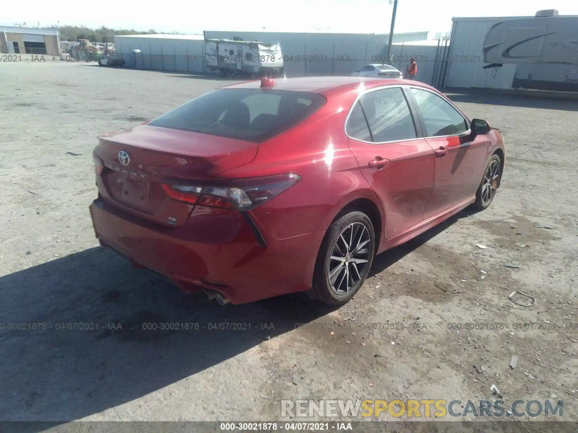 4 Photograph of a damaged car 4T1G11BK9MU021634 TOYOTA CAMRY 2021