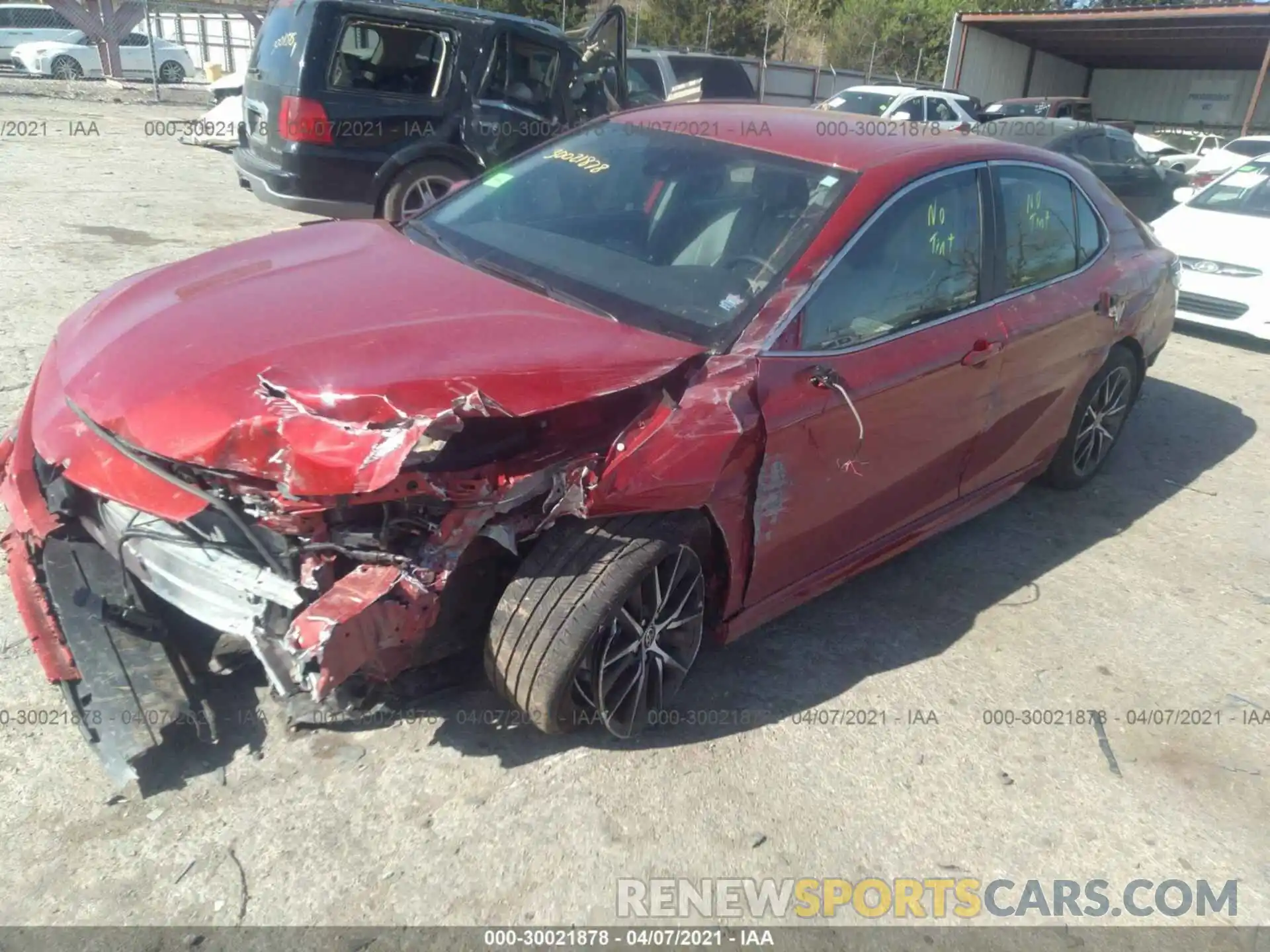 6 Photograph of a damaged car 4T1G11BK9MU021634 TOYOTA CAMRY 2021