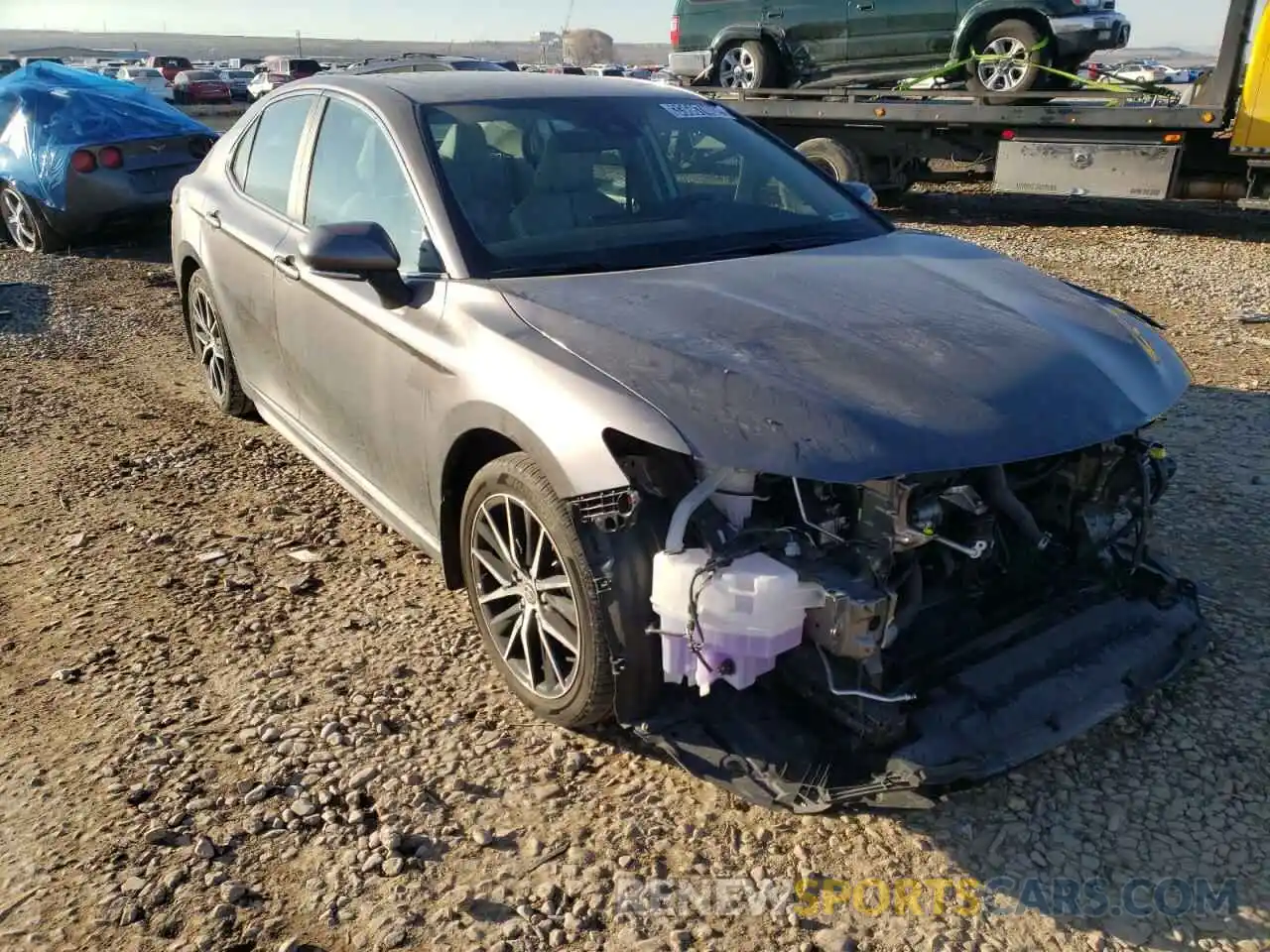 1 Photograph of a damaged car 4T1G11BK9MU024663 TOYOTA CAMRY 2021