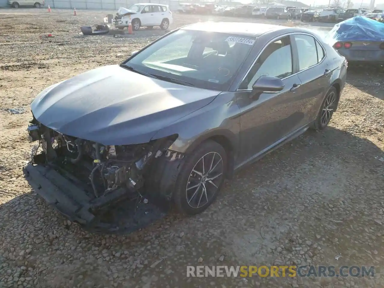 2 Photograph of a damaged car 4T1G11BK9MU024663 TOYOTA CAMRY 2021