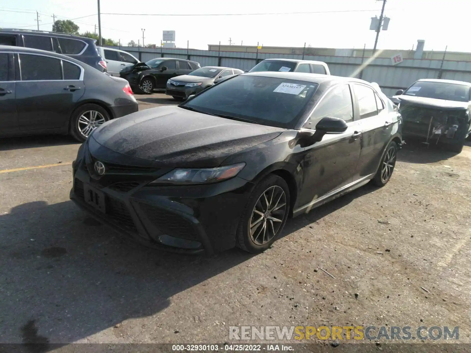 2 Photograph of a damaged car 4T1G11BK9MU030303 TOYOTA CAMRY 2021