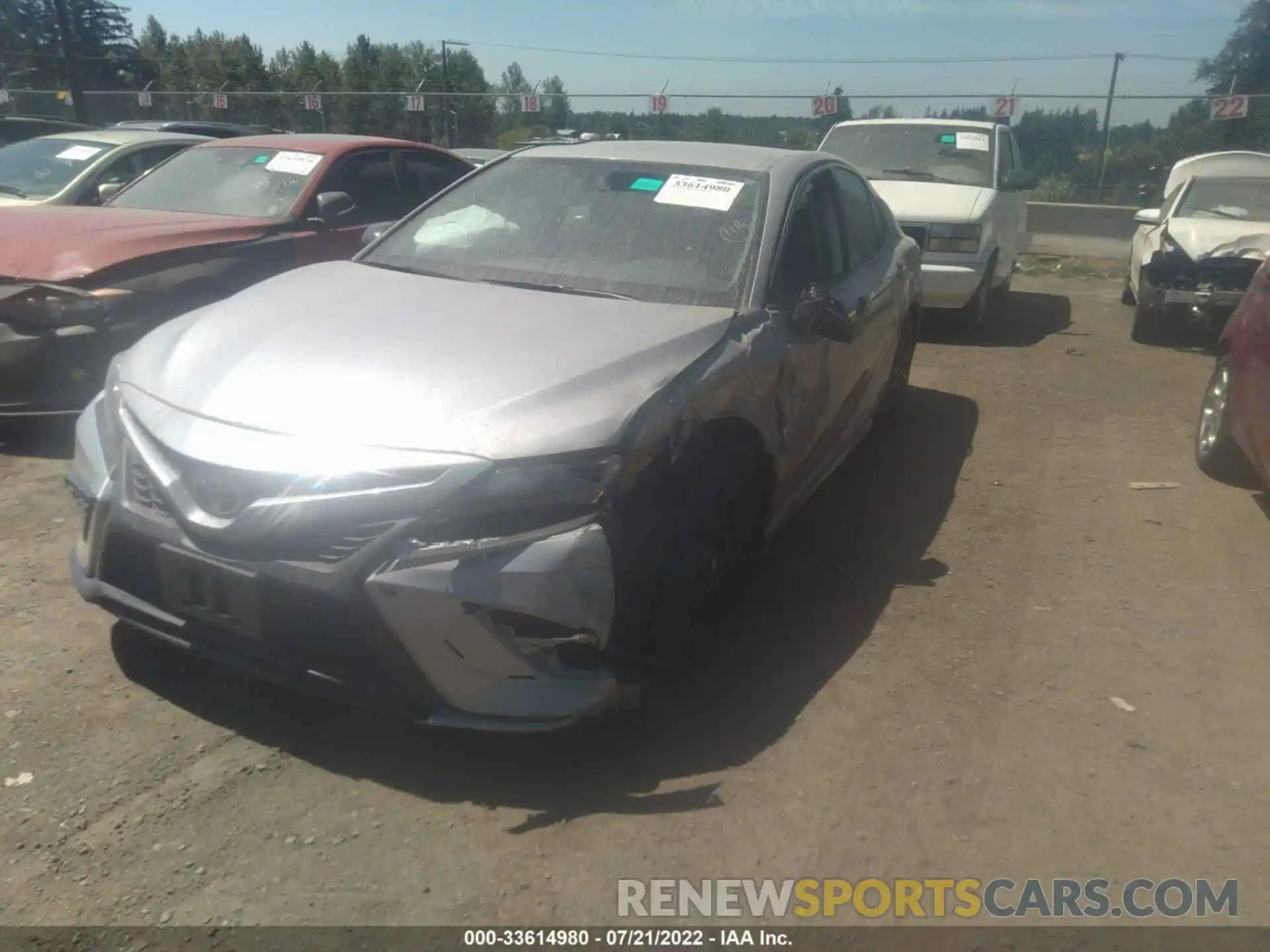 2 Photograph of a damaged car 4T1G11BK9MU033086 TOYOTA CAMRY 2021