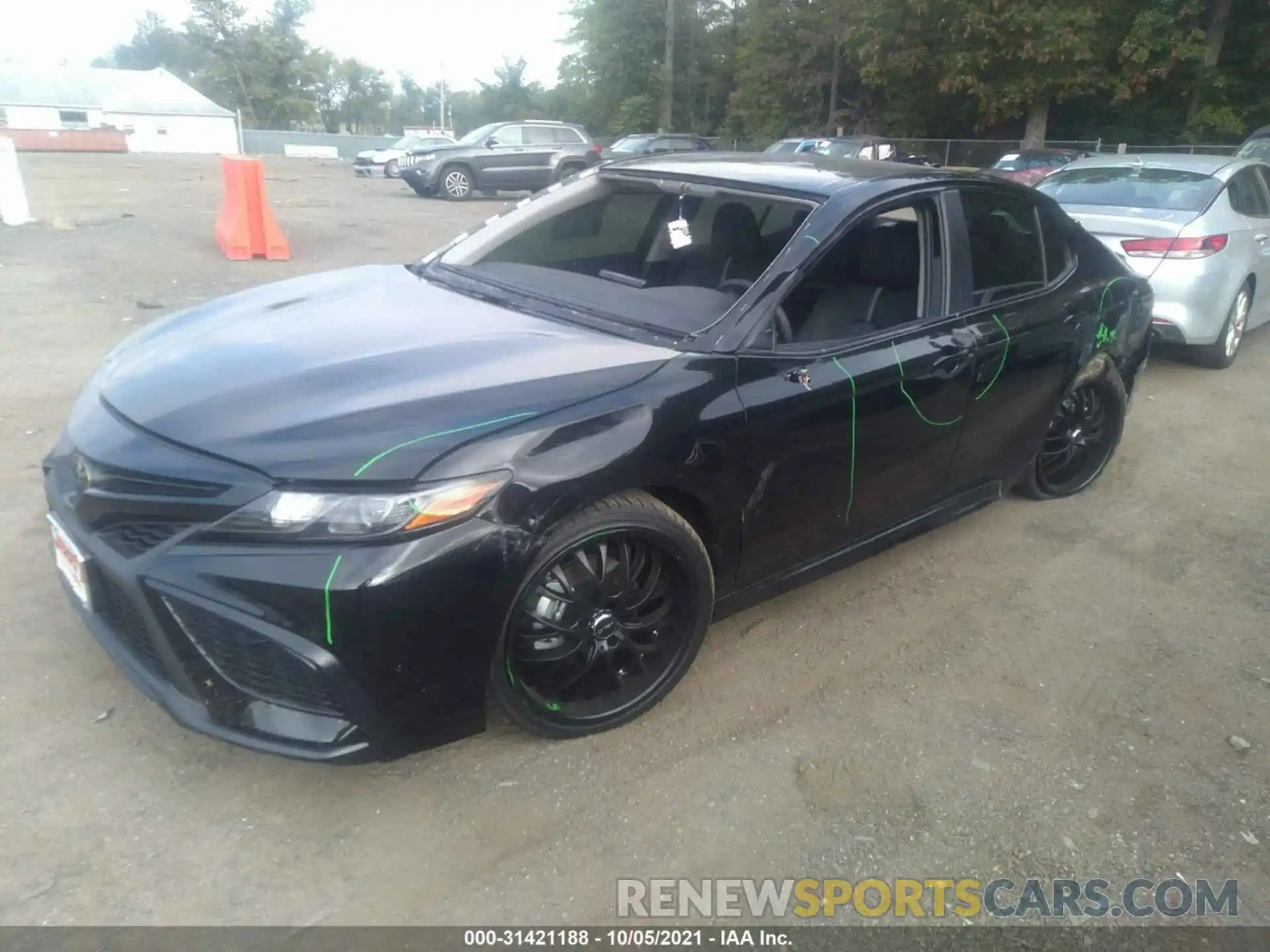 2 Photograph of a damaged car 4T1G11BK9MU040765 TOYOTA CAMRY 2021