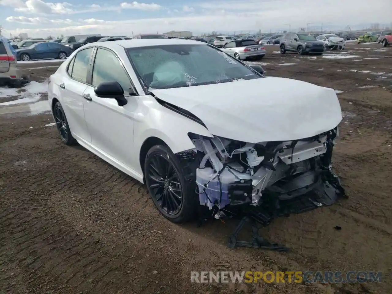 1 Photograph of a damaged car 4T1G11BK9MU047229 TOYOTA CAMRY 2021