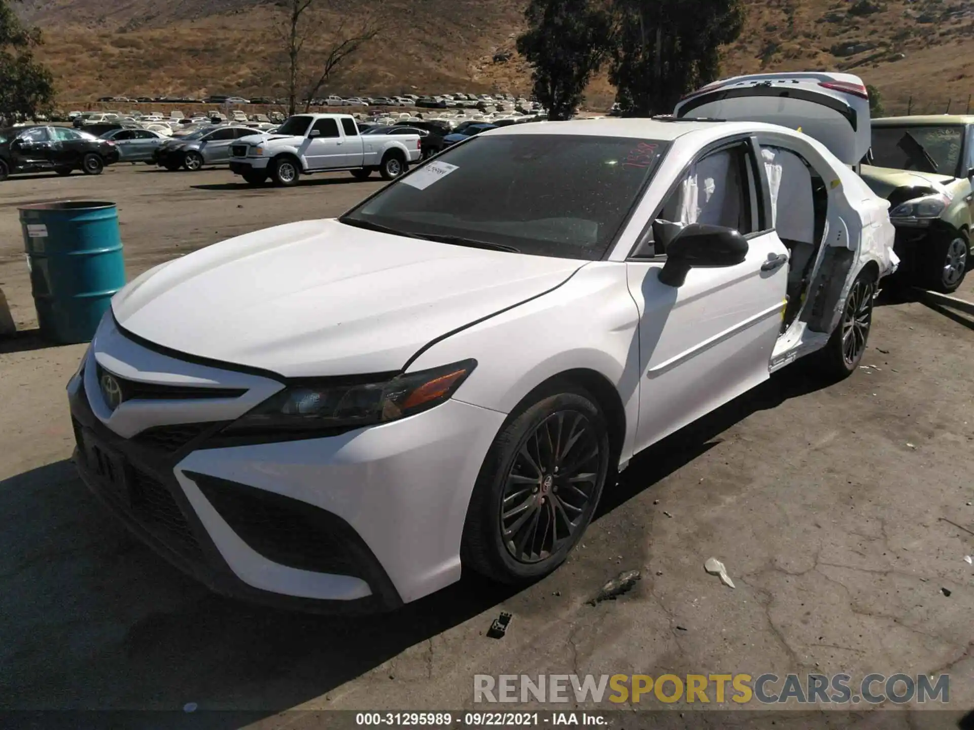 2 Photograph of a damaged car 4T1G11BKXMU022470 TOYOTA CAMRY 2021