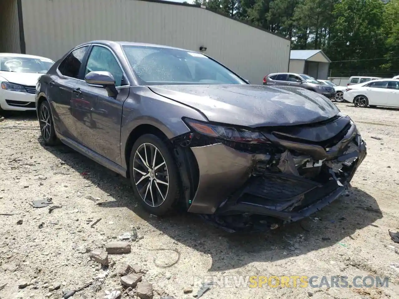 1 Photograph of a damaged car 4T1G11BKXMU027569 TOYOTA CAMRY 2021