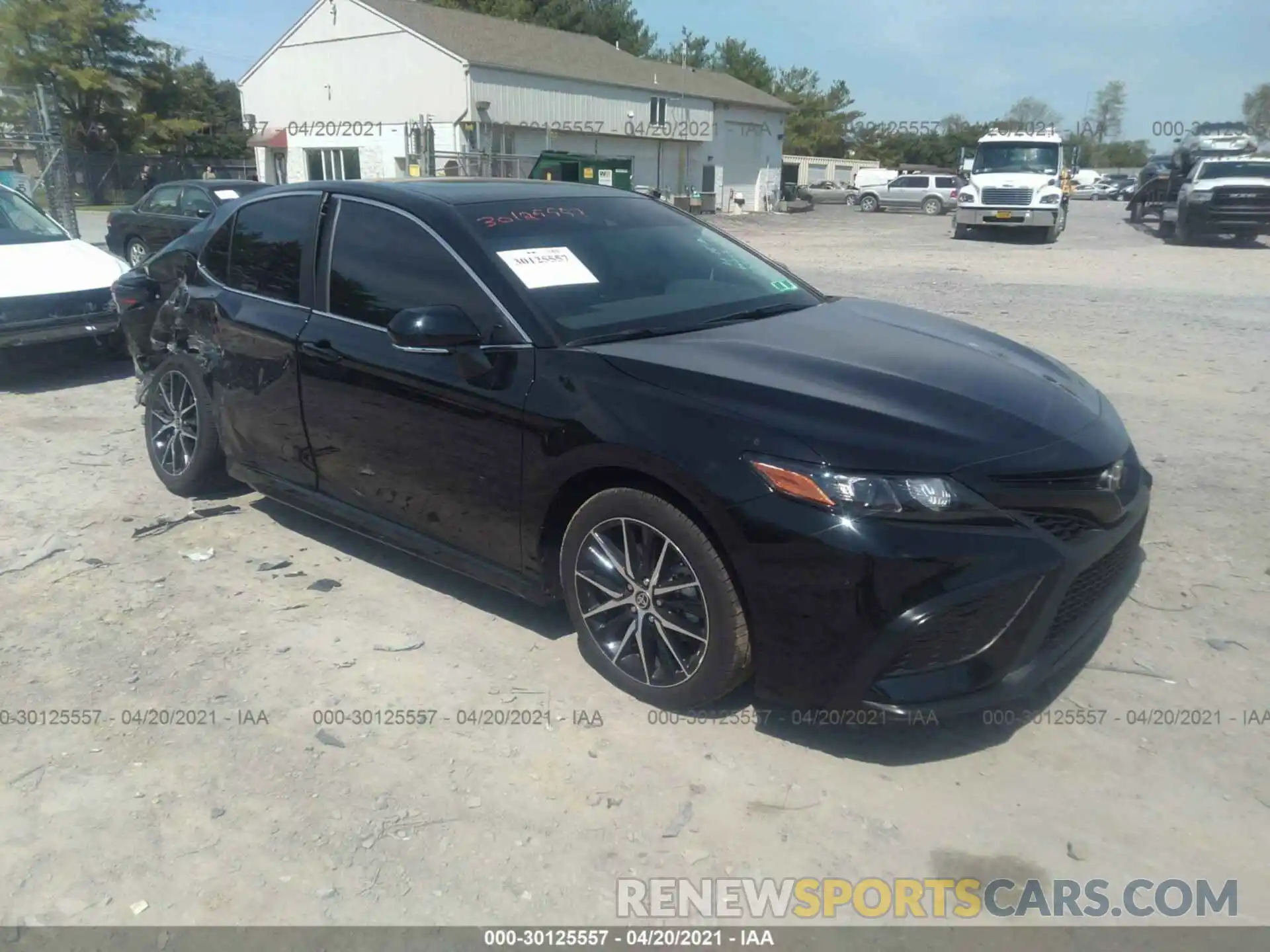 1 Photograph of a damaged car 4T1G11BKXMU030424 TOYOTA CAMRY 2021