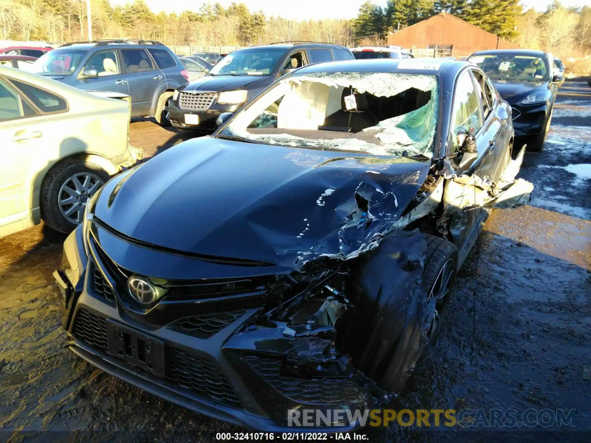 2 Photograph of a damaged car 4T1G11BKXMU039091 TOYOTA CAMRY 2021