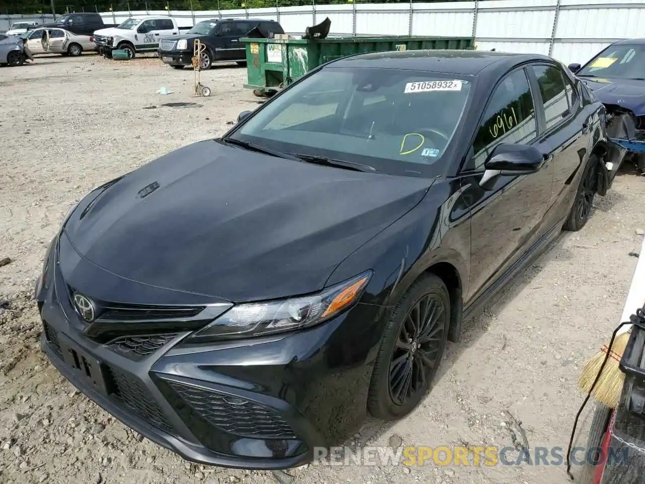 2 Photograph of a damaged car 4T1G11BKXMU039169 TOYOTA CAMRY 2021