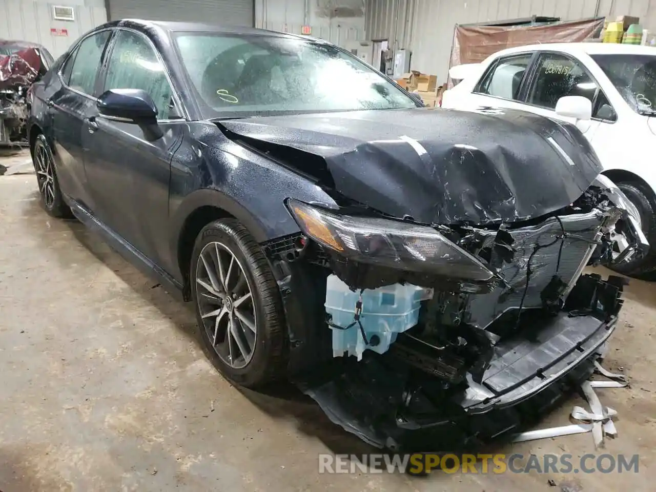 1 Photograph of a damaged car 4T1G11BKXMU042153 TOYOTA CAMRY 2021