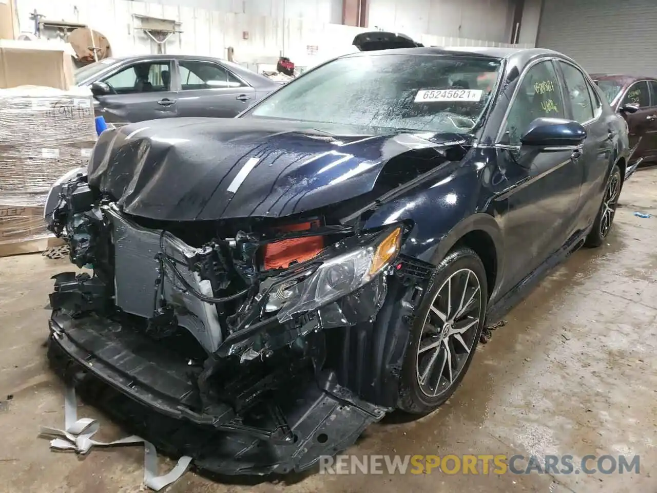 2 Photograph of a damaged car 4T1G11BKXMU042153 TOYOTA CAMRY 2021