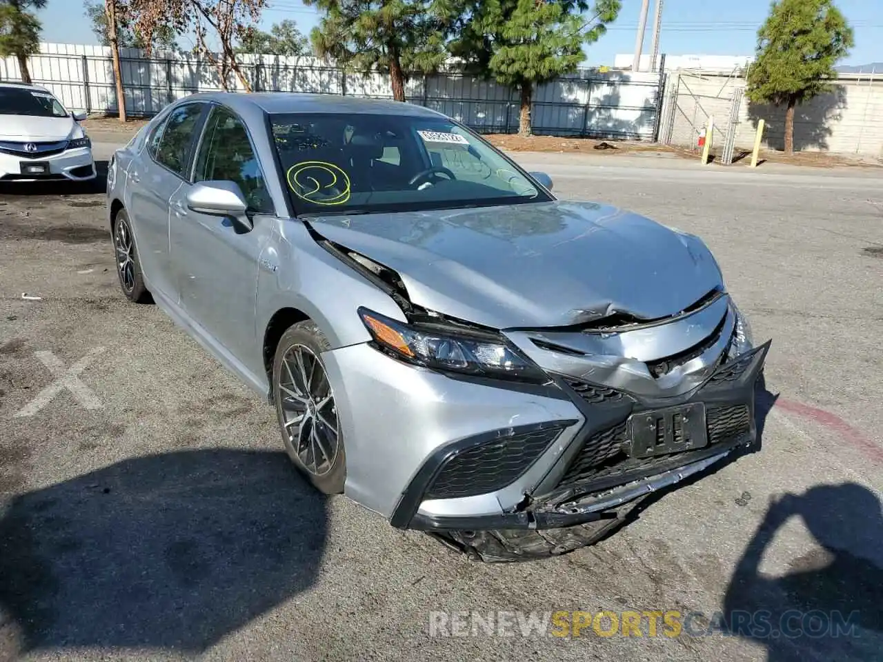 1 Photograph of a damaged car 4T1G31AK0MU562809 TOYOTA CAMRY 2021