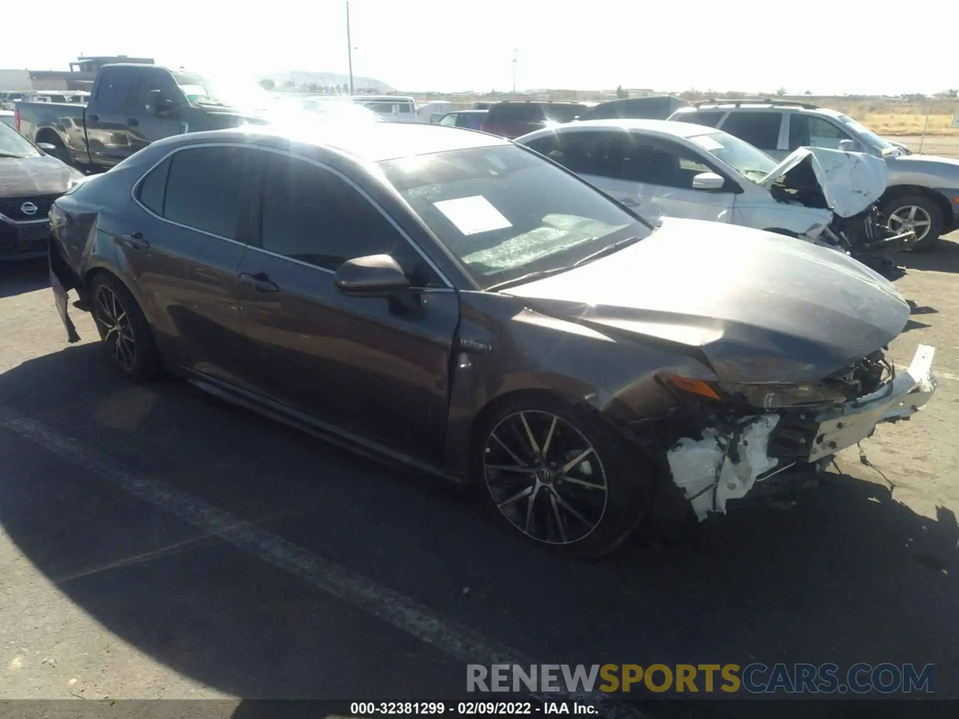 1 Photograph of a damaged car 4T1G31AK2MU025388 TOYOTA CAMRY 2021