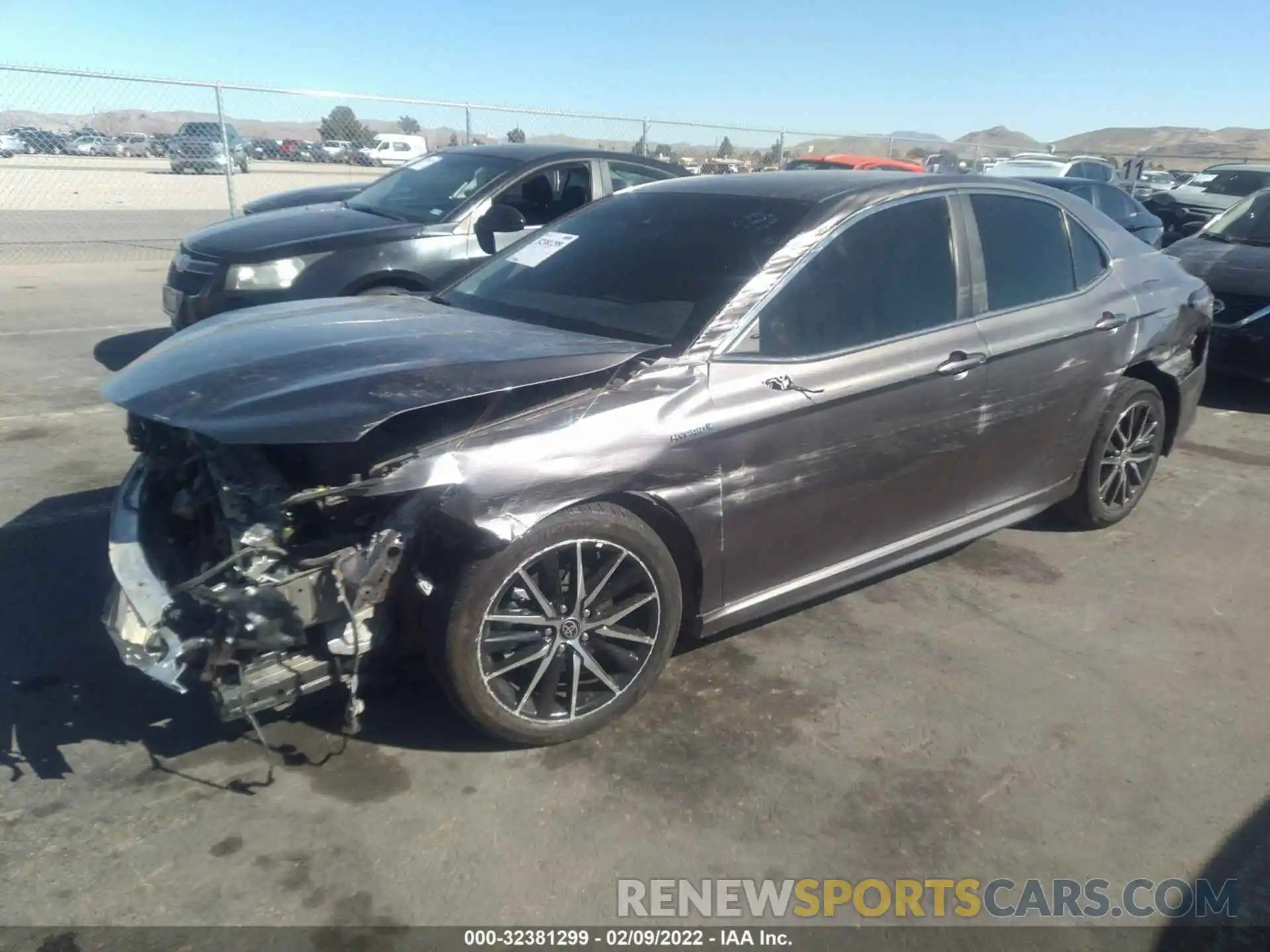 2 Photograph of a damaged car 4T1G31AK2MU025388 TOYOTA CAMRY 2021