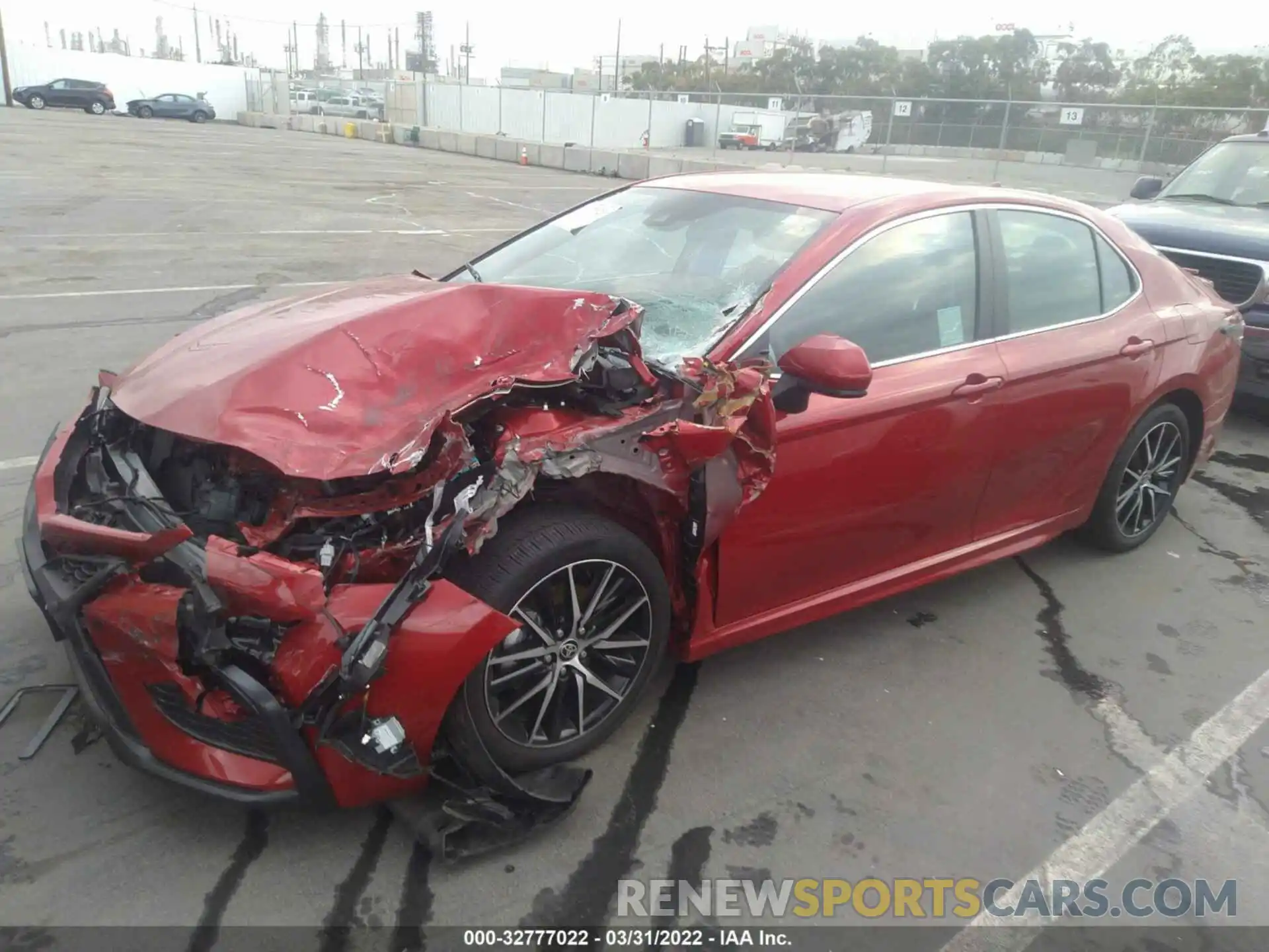 2 Photograph of a damaged car 4T1G31AK2MU030333 TOYOTA CAMRY 2021